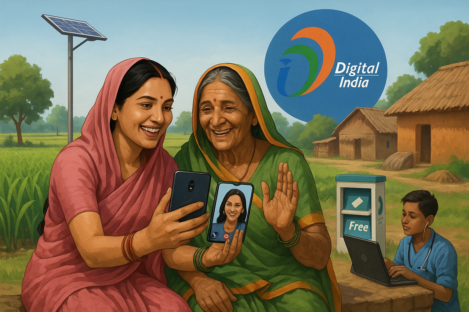 गाँव की डिजिटल क्रांति: 5G और ई-कॉमर्स ने गाँवों को बनाया स्टार्टअप हब – पूरी जानकारी