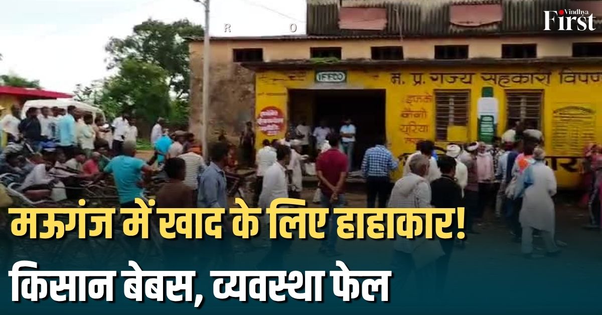 मऊगंज में यूरिया संकट: किसान बेहाल, व्यापारी मालामाल