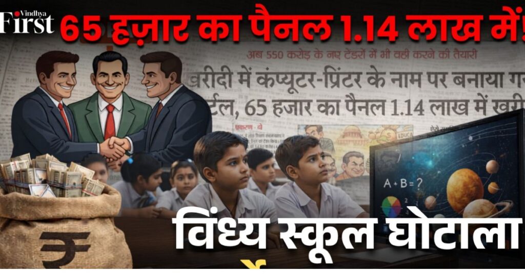 65 हजार का स्मार्ट पैनल 1.14 लाख में! शिक्षा विभाग की खरीद पर उठे बड़े सवाल। क्या बच्चों की पढ़ाई के नाम पर हो रहा है खेल?