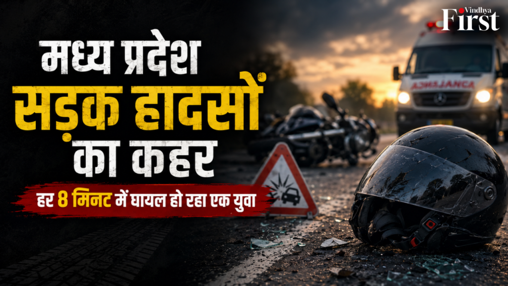 एक साल में 1,03,294 लोग सड़क हादसों में घायल हुए, जिनमें 61% युवा शामिल हैं. आंकड़े बता रहे हैं कि हर 8 मिनट में एक युवा सड़क दुर्घटना का शिकार हो रहा है.