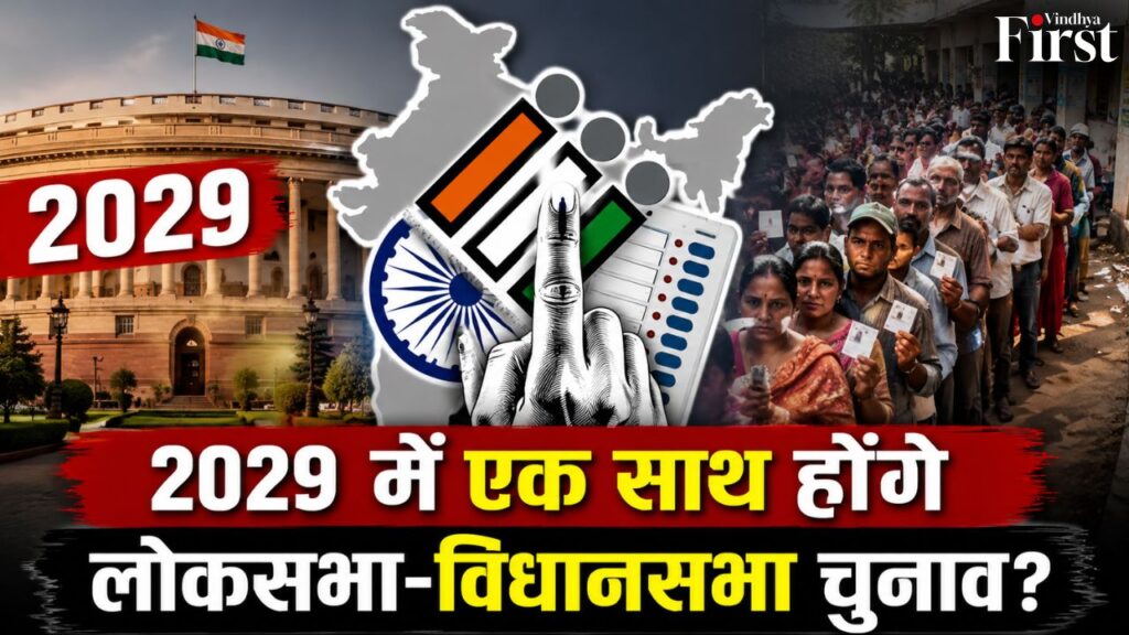 2029 में एक साथ लोकसभा और विधानसभा चुनाव? संसदीय समिति के बयान के बाद बढ़ी सियासी हलचल. जानिए क्या है पूरा मामला.