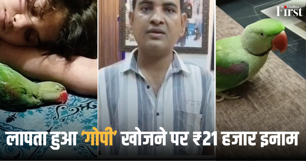 शहडोल: लापता हुआ परिवार का लाडला ‘गोपी’, खोजने पर मिलेगा ₹21 हजार इनाम